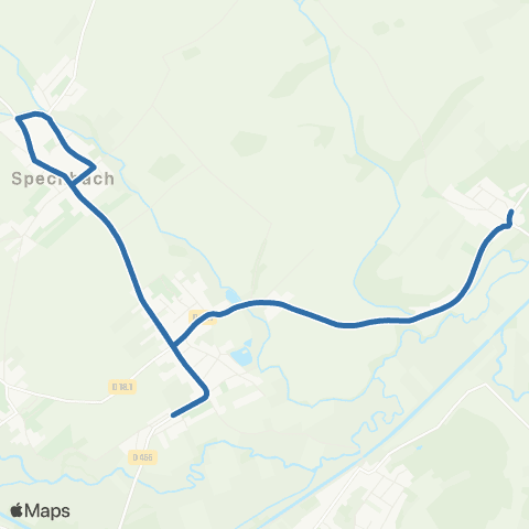 Fluo 68 Spechbach-le-Bas / Illfurth map