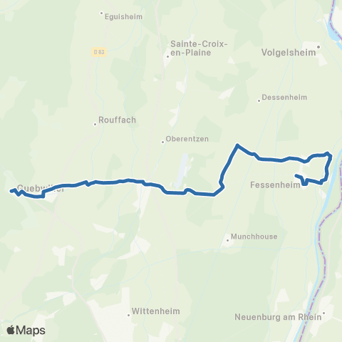 Fluo 68 Nambsheim / Fessenheim / Guebwiller map