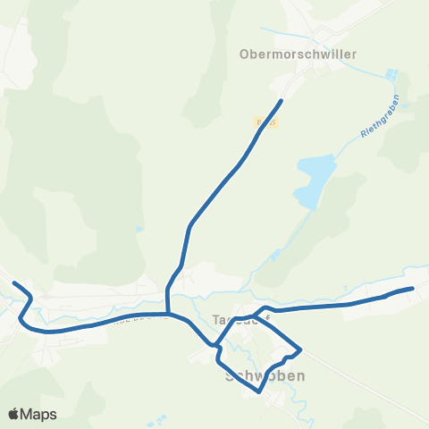 Fluo 68 Emlingen / Tagsdorf / Wittersdorf map