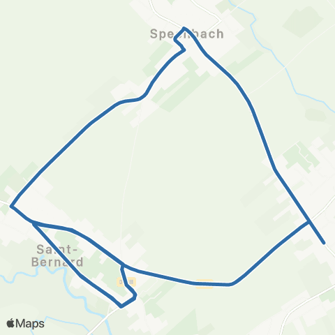 Fluo 68 St-Bernard / Spechbach map