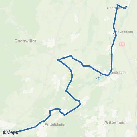 Fluo 68 Lycée Cernay map