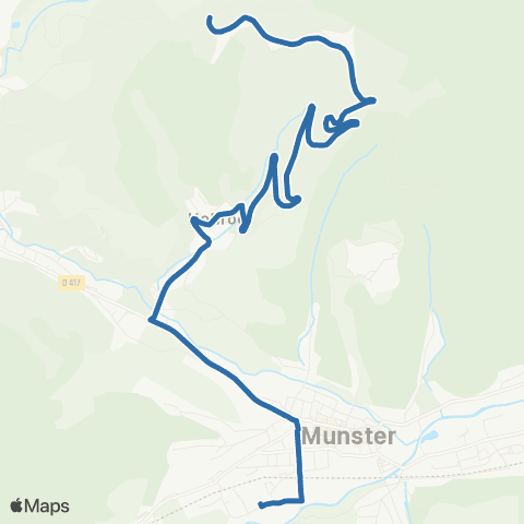 Fluo 68 Hohrod / Munster map