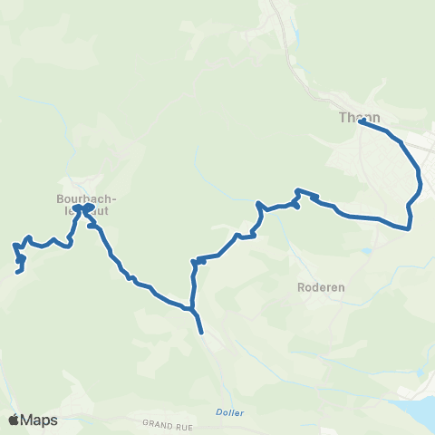 Fluo 68 Masevaux-Niederbruck / Leimbach / Thann map