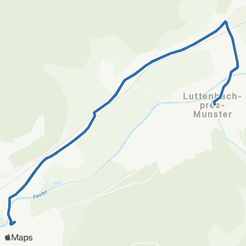 Fluo 68 Luttenbach-Prés-Munster / Breitenbach map