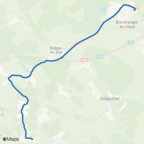 Fluo 68 Brechaumont / Burnhaupt-le-Haut map