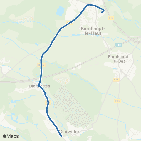 Fluo 68 Hecken / Burnhaupt-le-Haut map