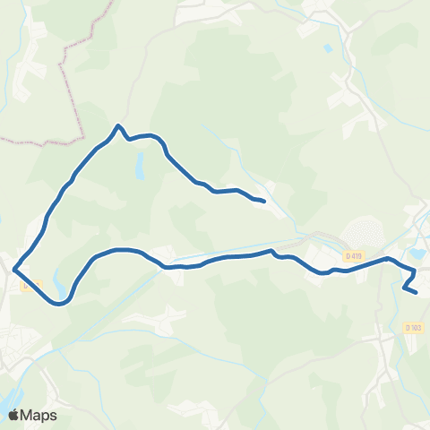 Fluo 68 Elbach / Dannemarie map
