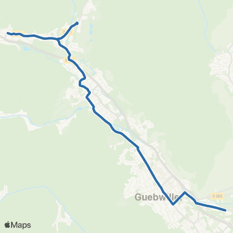Fluo 68 Lautenbach / Buhl / Guebwiller map
