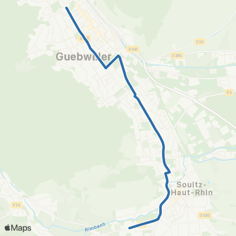 Fluo 68 Guebwiller / Soultz-Haut-Rhin map