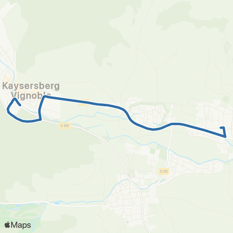 Fluo 68 Sigolsheim / Kaysersberg Vignoble map