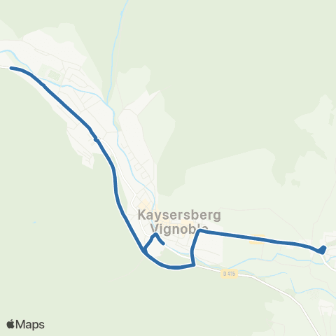 Fluo 68 Alspach / Kaysersberg Vignoble map