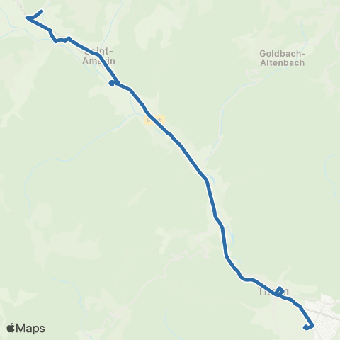 Fluo 68 Ranspach / St-Amarin / Thann map