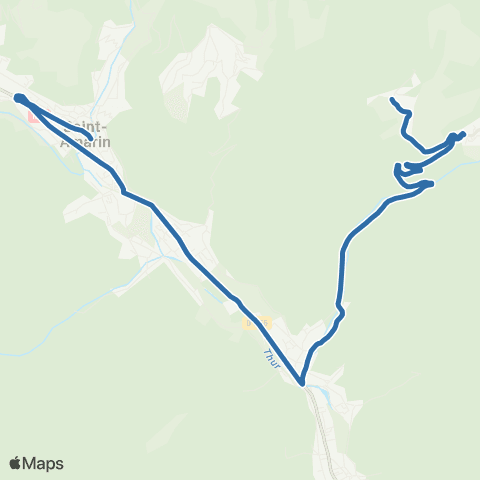 Fluo 68 Goldbach-Altenbach / St-Amarin map