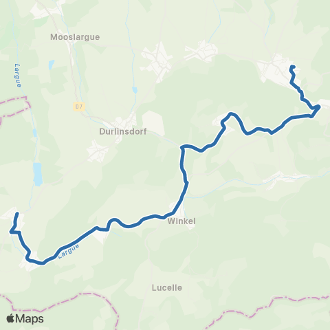 Fluo 68 Courtavon / Ferrette map