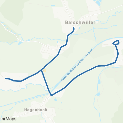 Fluo 68 Balschwiller / Eglingen map