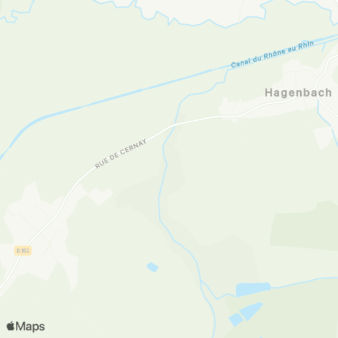 Fluo 68 Gommersdorf / Hagenbach map