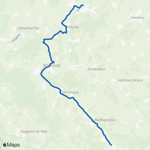 Fluo 68 Werentzhouse / Zillisheim map