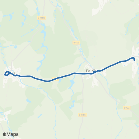 Fluo 68 Feldbach / Riespach / Bisel map