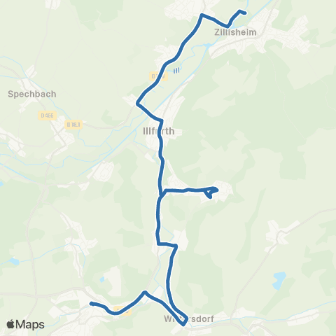 Fluo 68 Altkirch / Zillisheim map