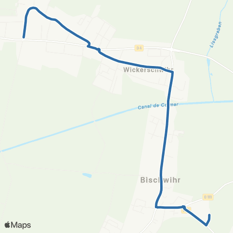 Fluo 68 Porte Ried / Wickerschwihr / Fortschwihr map