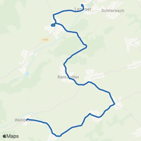 Fluo 68 Heiwiller / Landser map