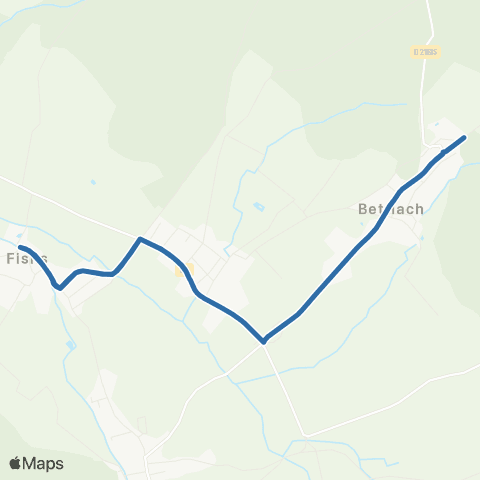 Fluo 68 Bettlach / Fislis / Linsdorf map