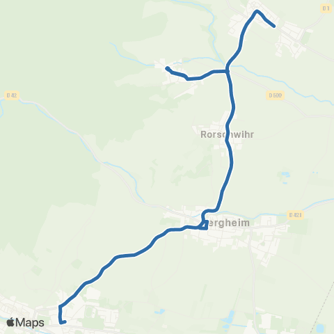 Fluo 68 St-Hippolyte / Rodern / Ribeauville map