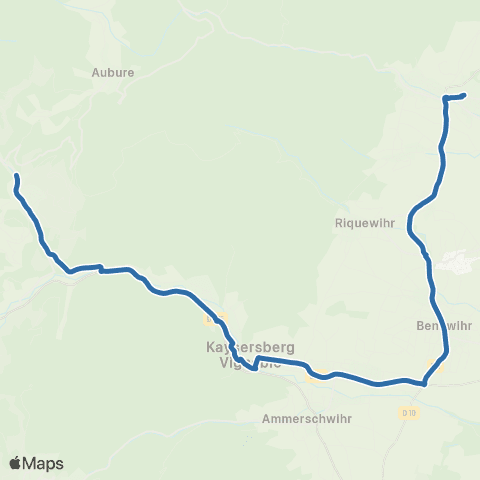 Fluo 68 Freland / Kaysersberg / Ribeauville map