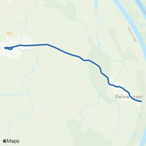Fluo 68 Obersaasheim / Geiswasser map