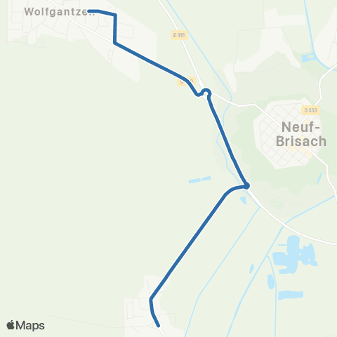Fluo 68 Weckolsheim / Wolfgantzen map