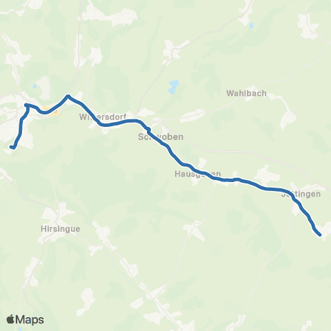 Fluo 68 Berentzwiller / Altkirch map