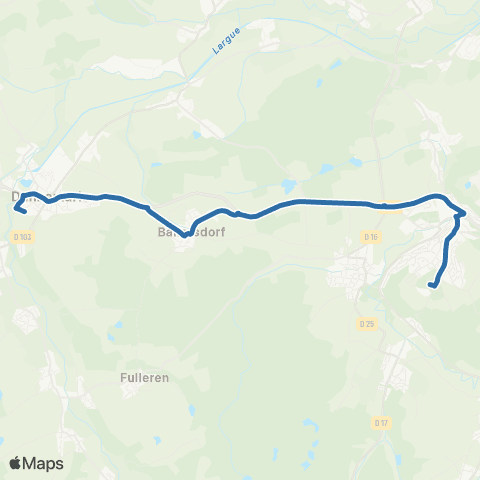 Fluo 68 Dannemarie / Altkirch map