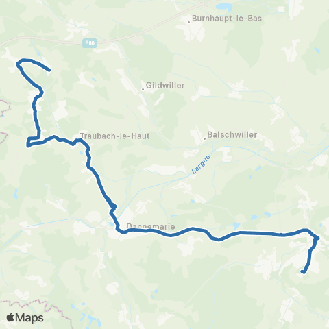 Fluo 68 Dannemarie / Altkirch map