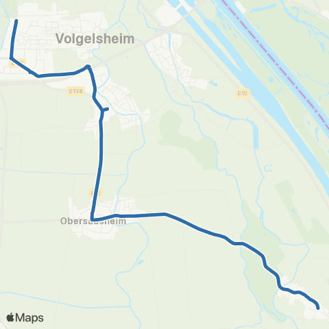 Fluo 68 Geiswasser / Obersaasheim / Volgelsheim map