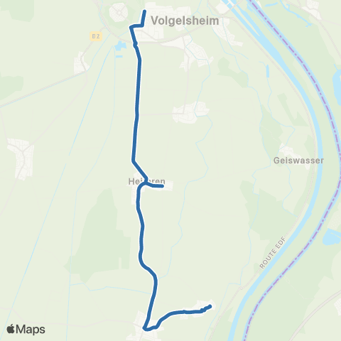 Fluo 68 Nambsheim / Balgau / Volgelsheim map