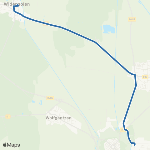 Fluo 68 Widensolen / Volgelsheim map