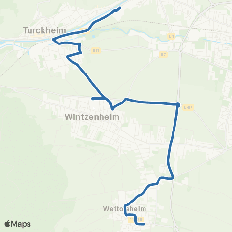 Fluo 68 Wettolsheim / Herrlisheim / Wintzenheim map