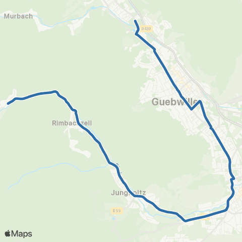 Fluo 68 Guebwiller / Buhl map