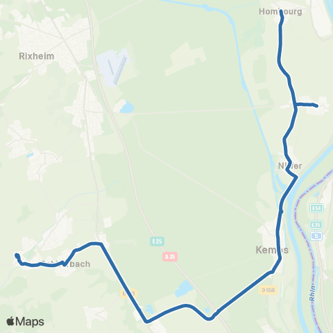 Fluo 68 Hombourg-Landser map