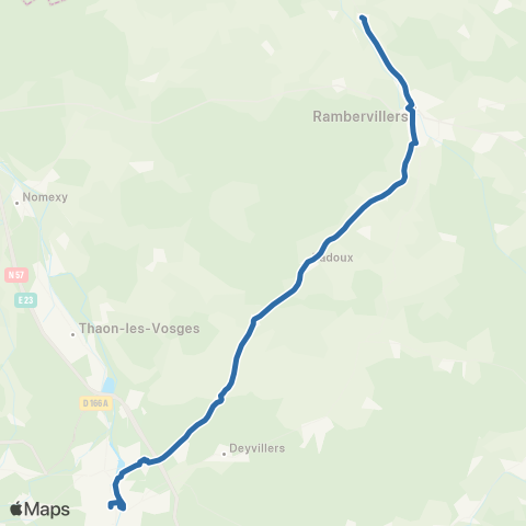 Vosges 88 7 - Épinal / Rambervillers map