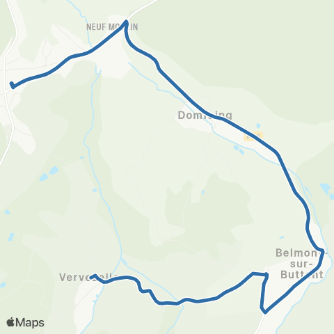 Fluo 88 Vervezelle / Domfaing / Brouvelieures map