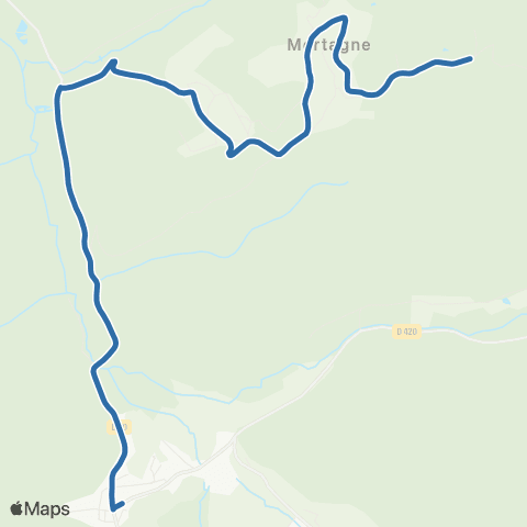 Fluo 88 Mortagne / Brouvelieures map