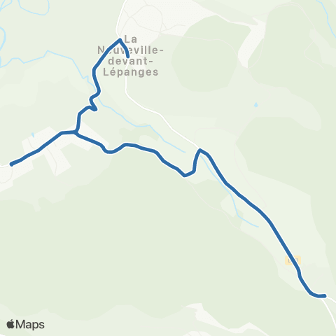 Fluo 88 La Neuveville-Dvt-Lepanges map