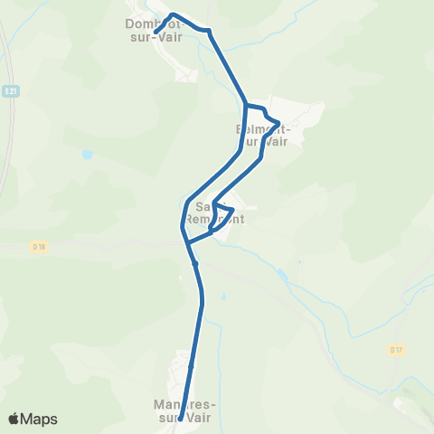 Fluo 88 Mandres-sur-Vair / Dombrot-sur-Vair map
