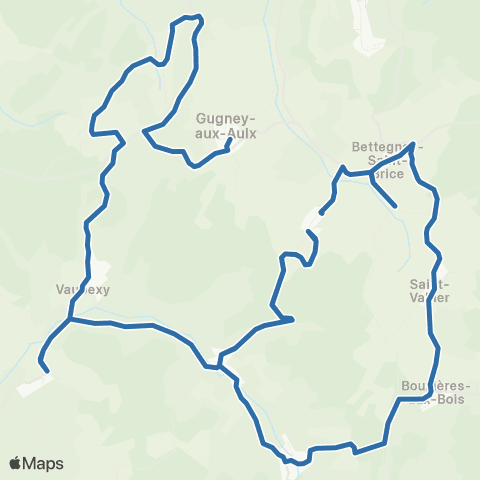 Fluo 88 Circourt / Madegney map