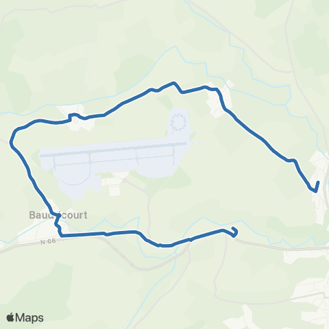 Fluo 88 Ramecourt / Poussay map