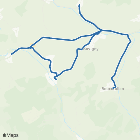 Fluo 88 Bettoncourt / Savigny map