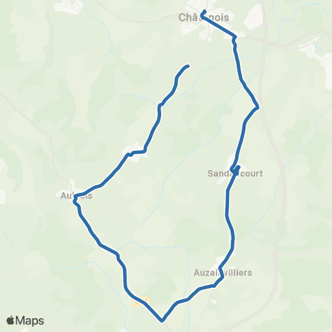 Fluo 88 Longchamp-SS-Chatenois / Chatenois map