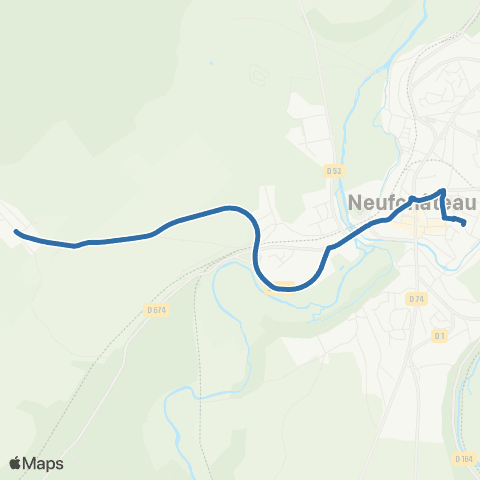 Fluo 88 Mont-les-Neufchâteau / Neufchâteau map