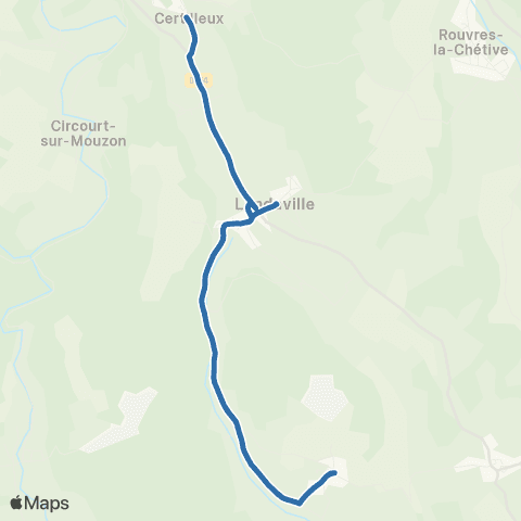 Fluo 88 Certilleux / Landaville map